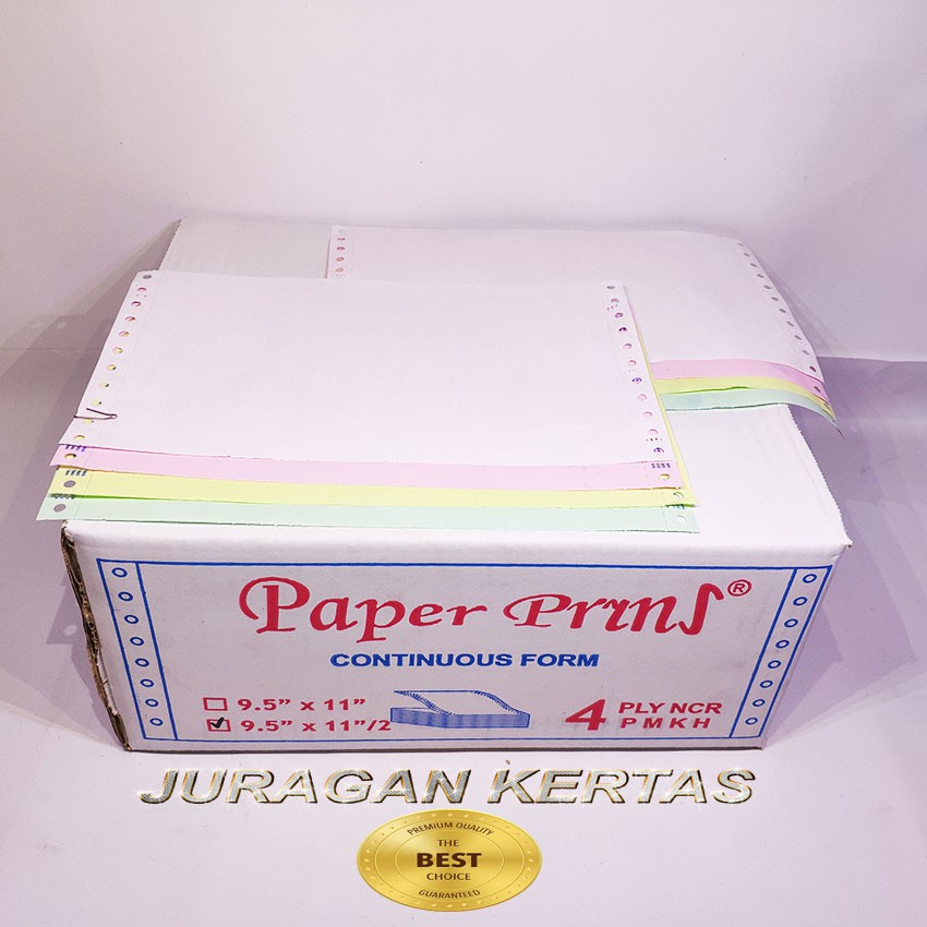 

Promo CONTINUOUS FORM 9.5 X 11/2 4PLY PAPERPRYRNS PRS - BAGI 2