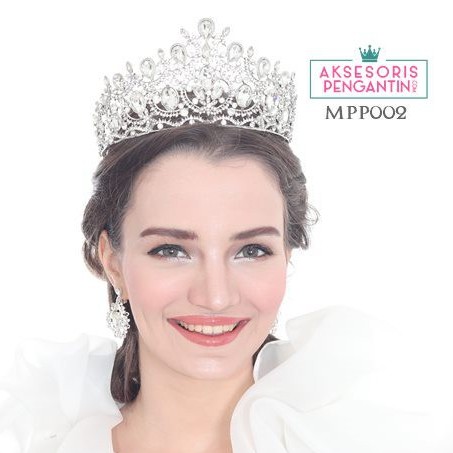 [READY STOCK] AKSESORIS MAHKOTA WEDDING CROWN HEADPIECE PENGANTIN MPP002