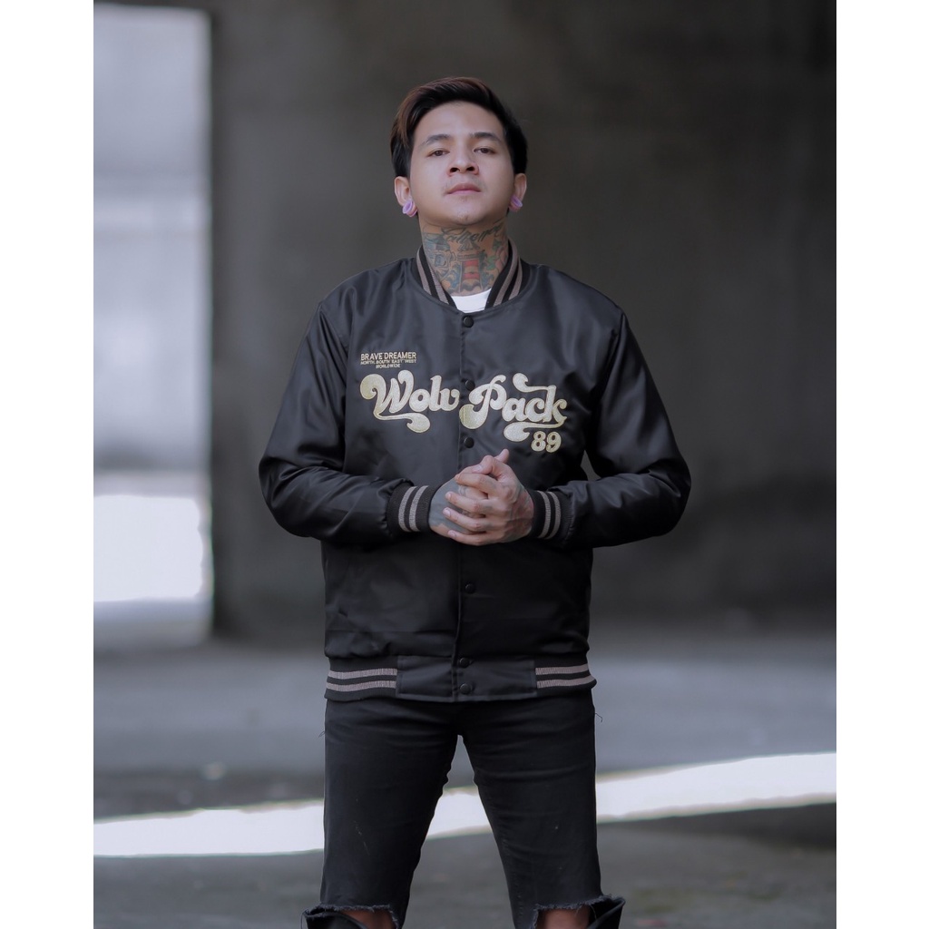 ORIGINAL WOLV Jaket Bomber Brave Moca Jaket Parasut Jaket Pria Jaket Outdoor Jaket Casual
