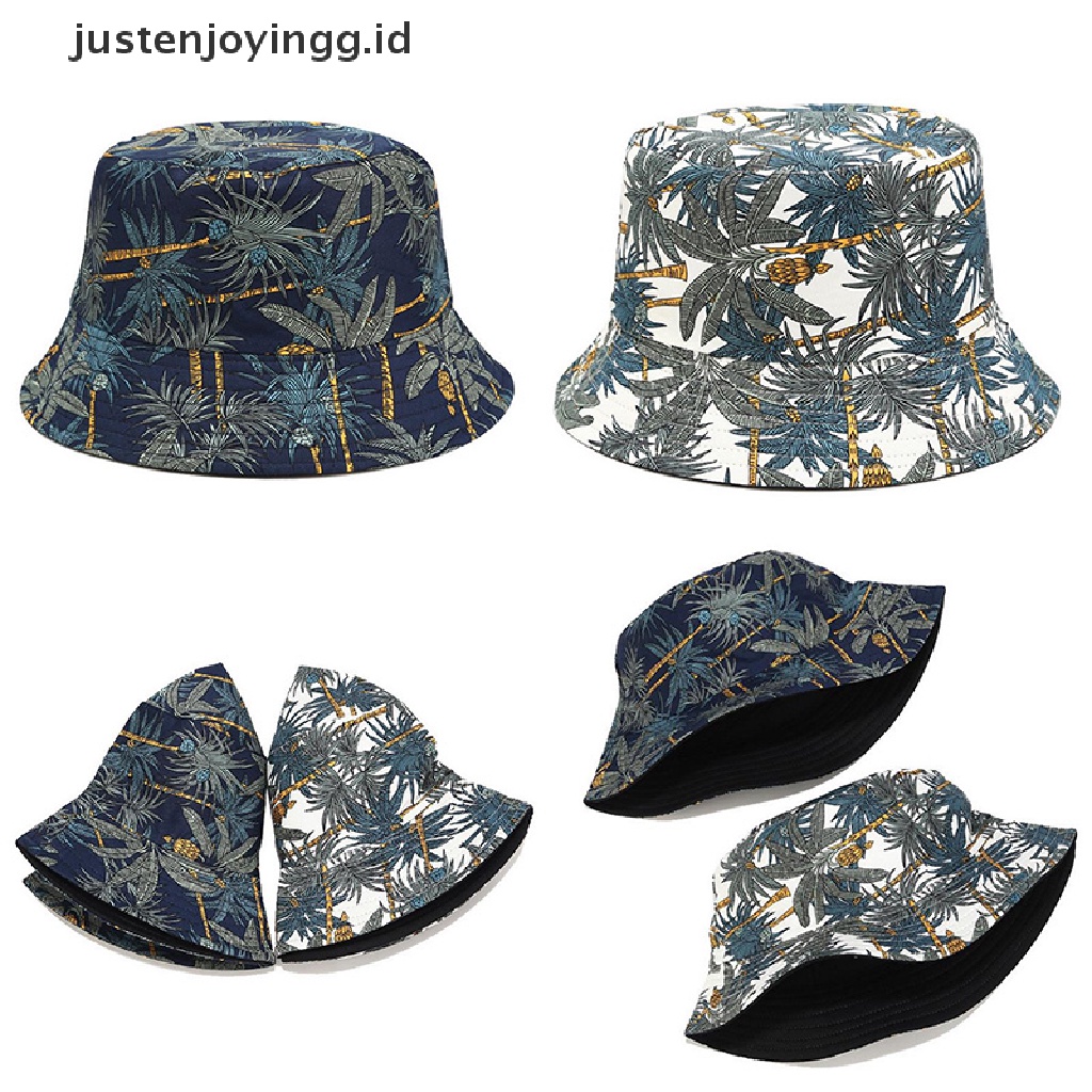 Topi Bucket Dua Sisi Motif Kartun Graffiti