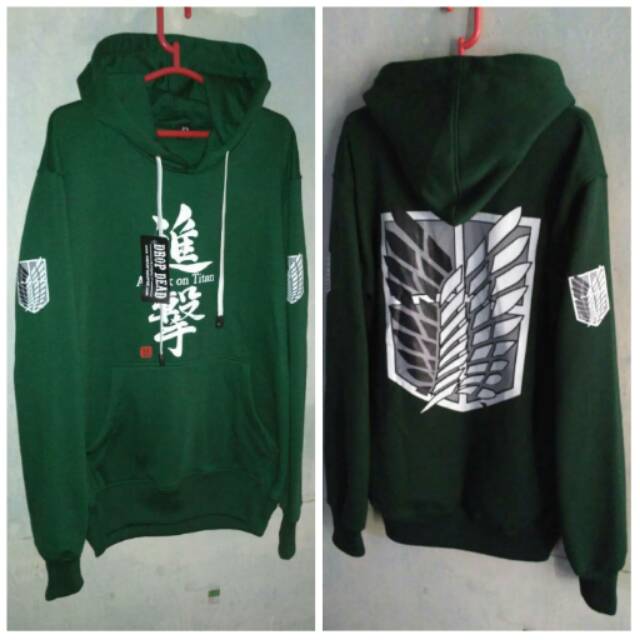 sweater  hoodie anime attack on titan aot