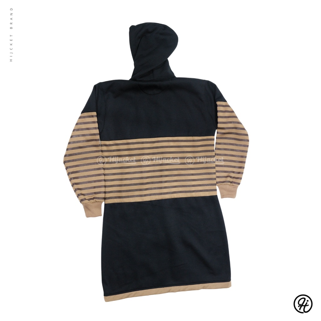 Hijacket® Vahira Black Oringal Guaranteed Jaket Muslimah HIjaber Free Goodiebag Bisa COD-3