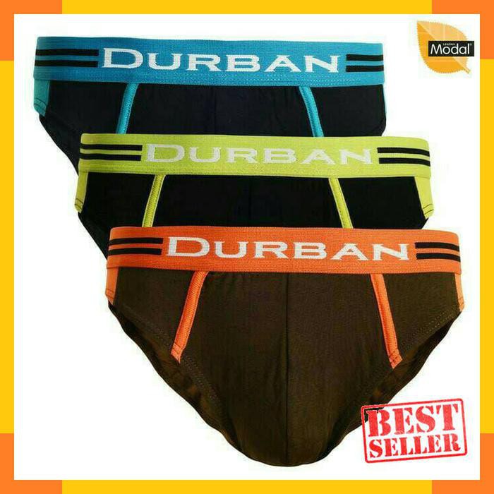 Laris CELANA DALAM PRIA DURBAN - DURBAN SPORT CELANA DALAM PRIA - Hitam- M