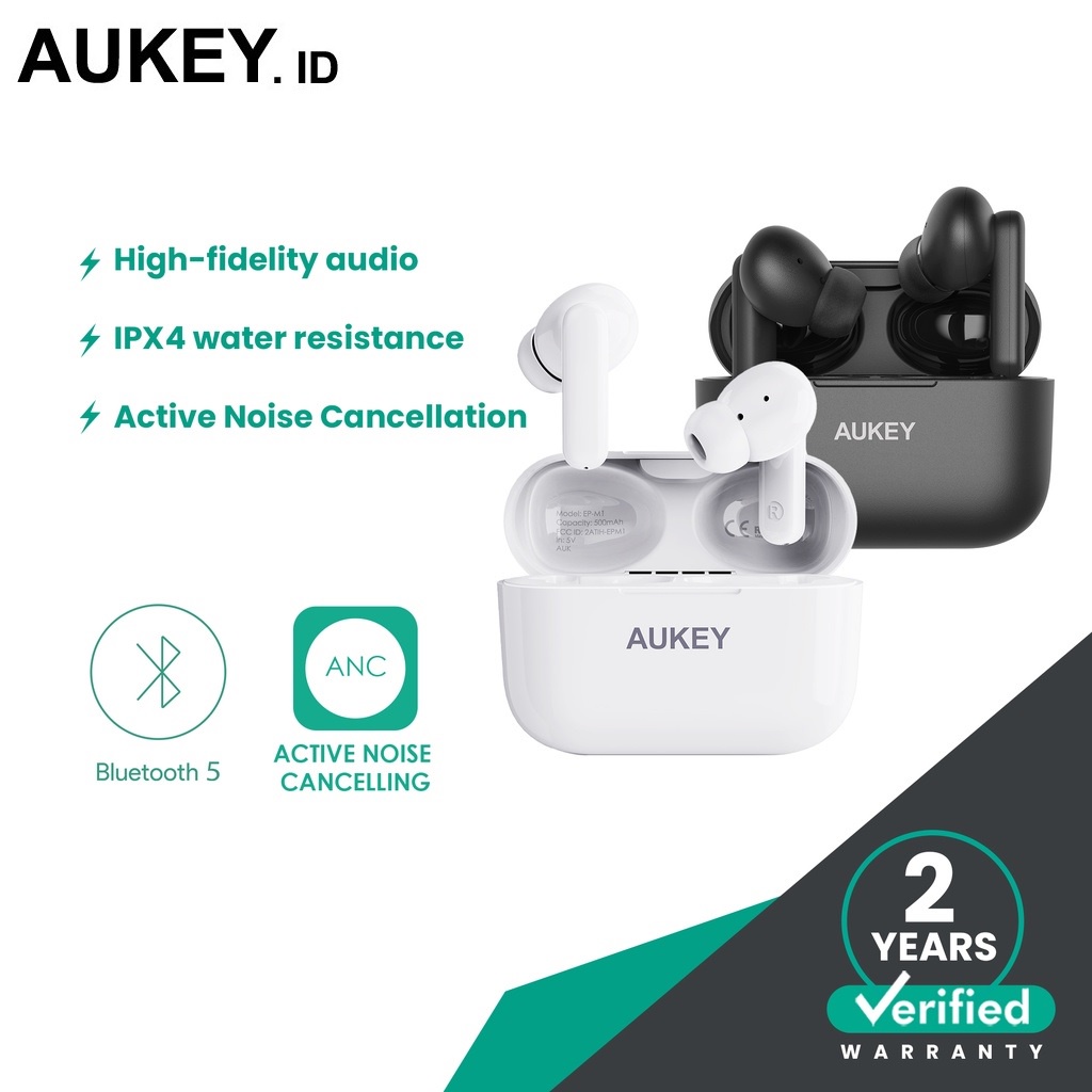 AUKEY EP-M1 - MOVE MINI Series - Bluetooth 5.0 TWS Earbuds - Wireless Earphone TWS Terbaru dari AUKEY