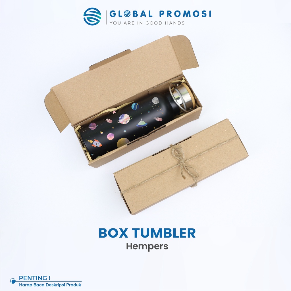 Tumbler Termos Tutup Bambu Custom UV Print Cetak Berwarna Express Tanpa PO
