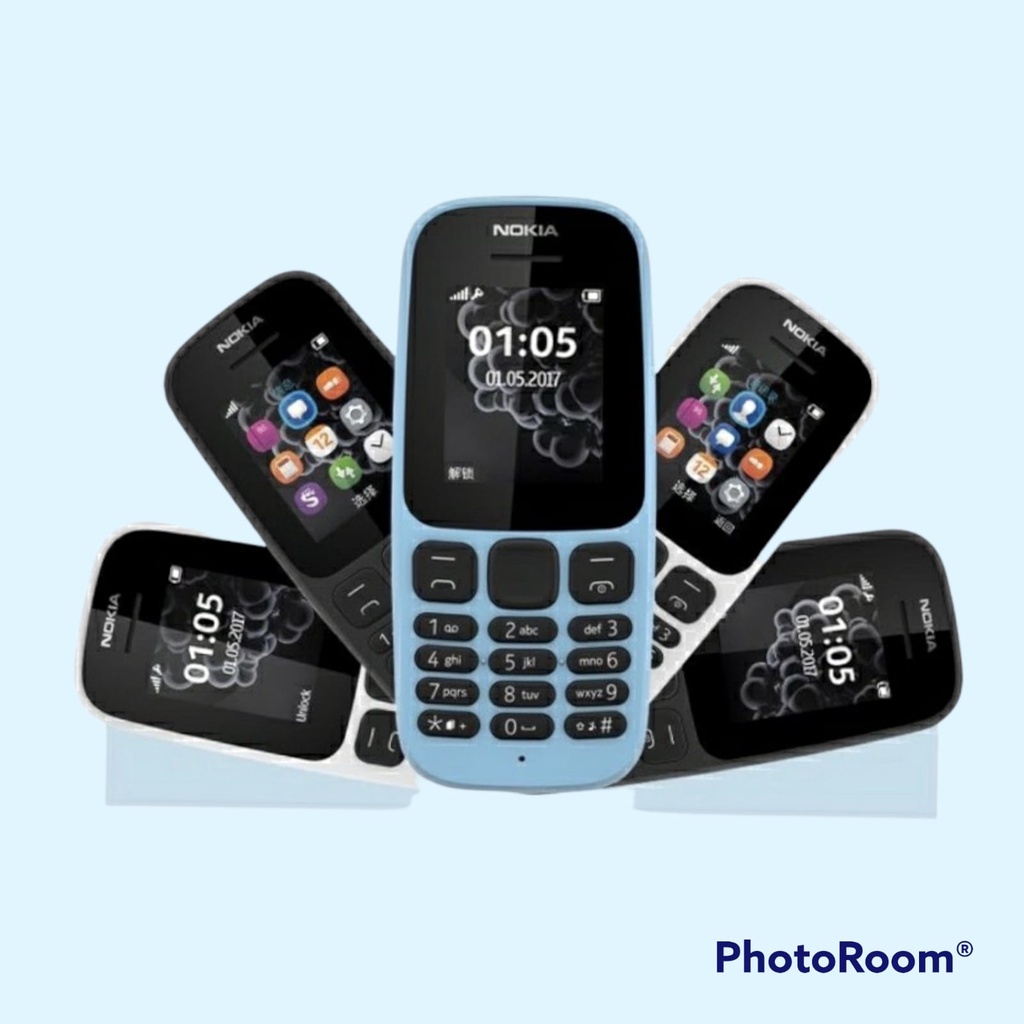 HANDPHONE NOKIA 105 (2017) VARIASI WARNA HITAM