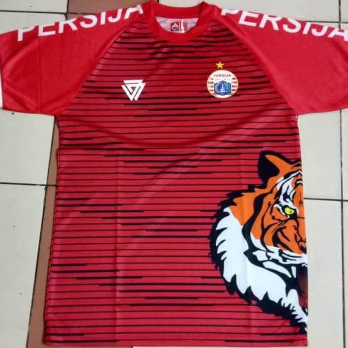 kaos jersey persija training tiger roar merah liga 1 2018/2019 -gallspt