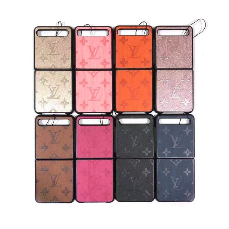 LEATHER CASE SAMSUNG Z FLIP 4 Zflip 3 ZFLIP3 Z FLIP 2 3 ZFLIP4 / Z Fold3 Fold 2 LV Guccii Y*L Goyaards PRDA Montblancx BISA REQUEST MOTIF