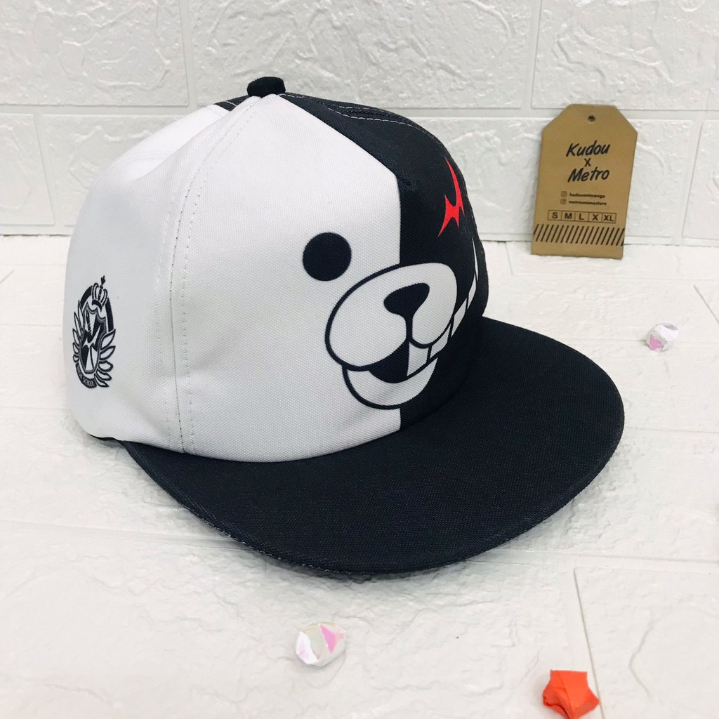 Snapback Monokuma Fullprint Anime Manga Danganronpa Premium Unisex