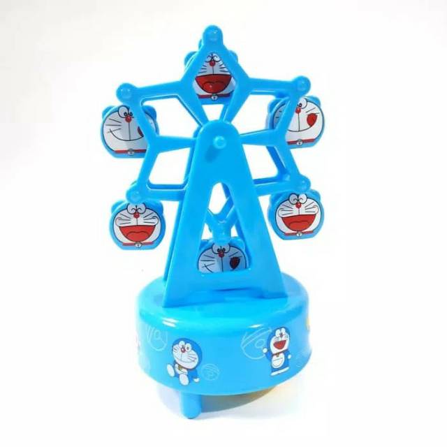 Kotak musik music box kincir bianglala karakter doraemon