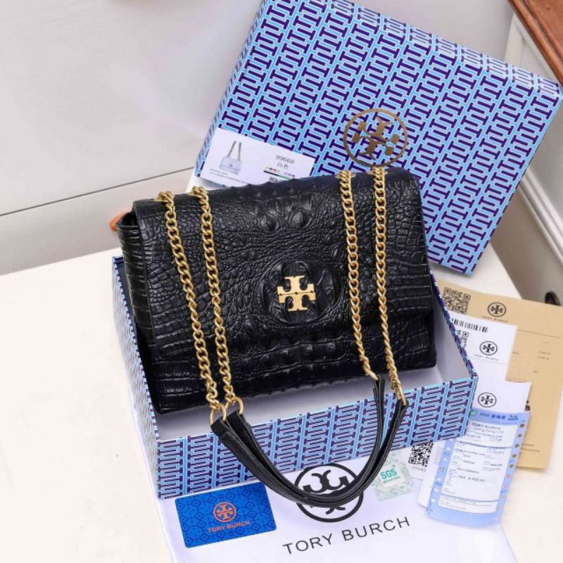(ALIGATOR) NEW TORY BURCH #99668 WITH BOX