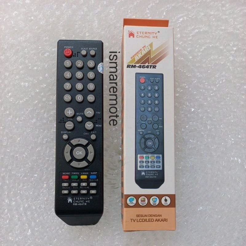 REMOTE REMOT TV AKARI KIRANA  LCD LED MULTI/UNIVERSAL