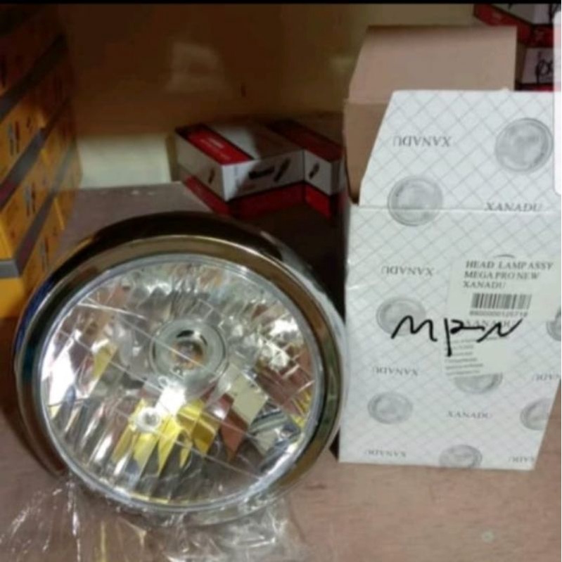 Lampu Depan Reflektor Megapro New