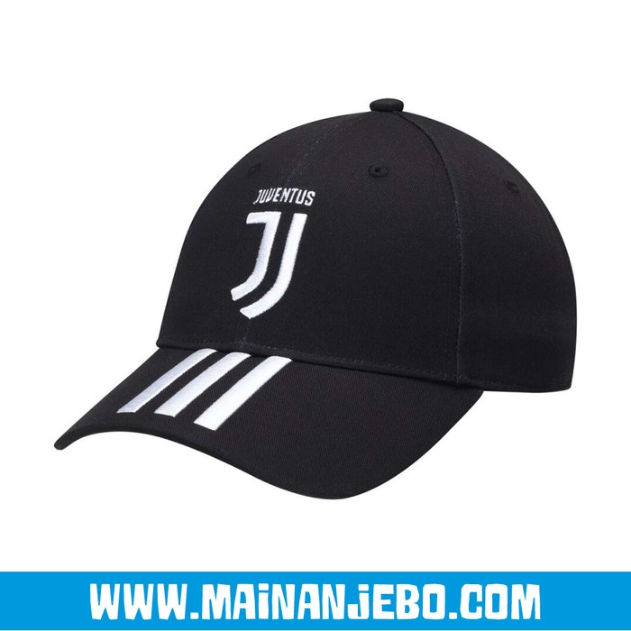 Topi Bola Adidas Soccer - Juventus Black Club 3-Stripe Hat