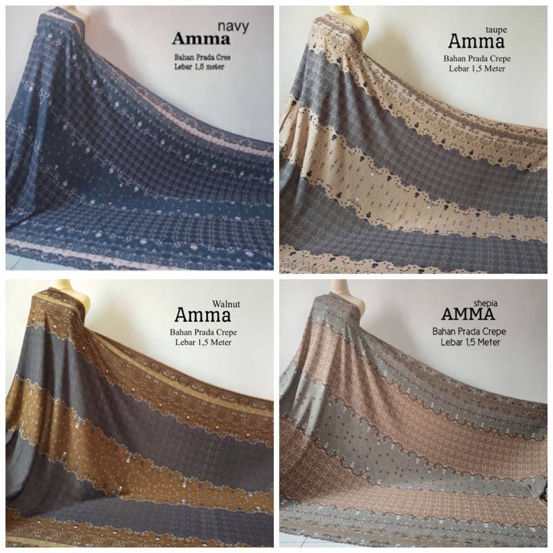 KAIN MOTIF AMMA BAHAN PRADA CREPE