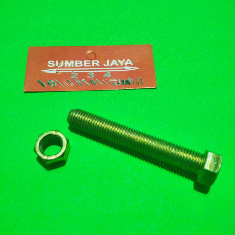 BAUT MUR 10 X 65 KUNING BMK PER 10 PCS