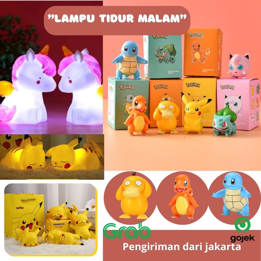 Lampu Tidur Malam Led Lampu Hias Malam Portable Lamp Lights Lampu Meja Lampu Pajangan