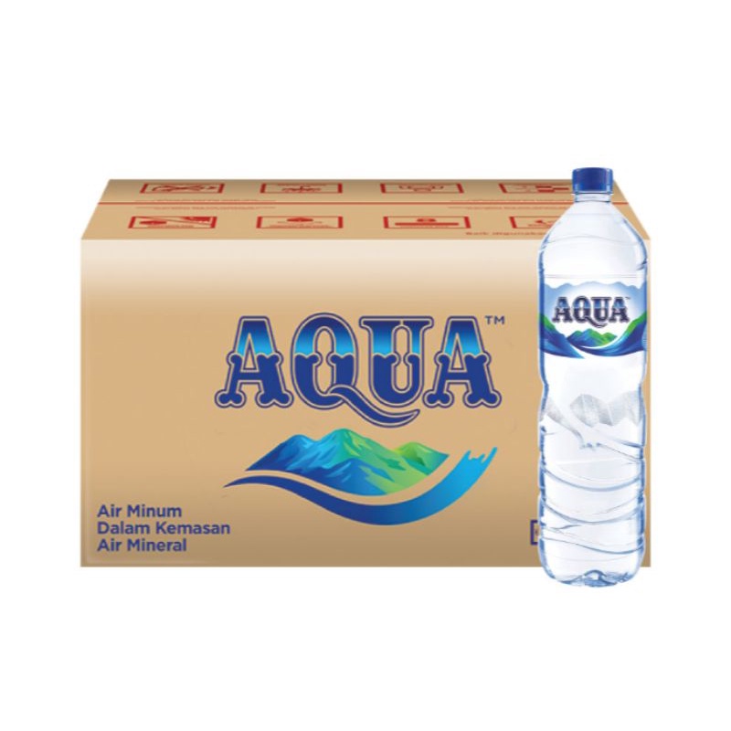 

AQUA Air Mineral 1,5 L - Karton (ISI 12 botol)