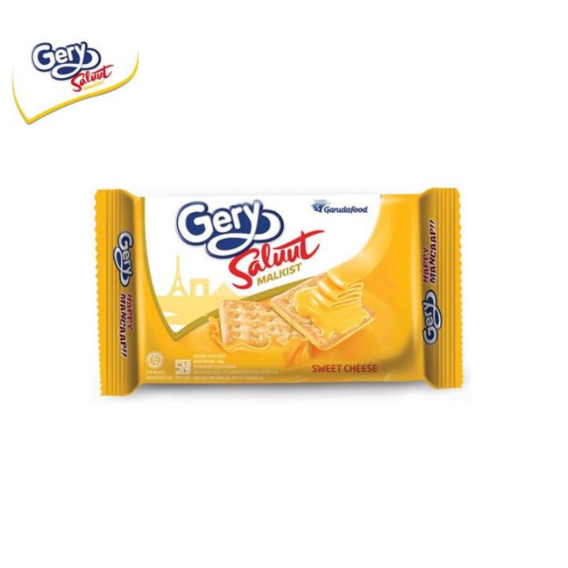 

Gery Saluut Malkist Sweet Cheese 110 gram - 1 pcs