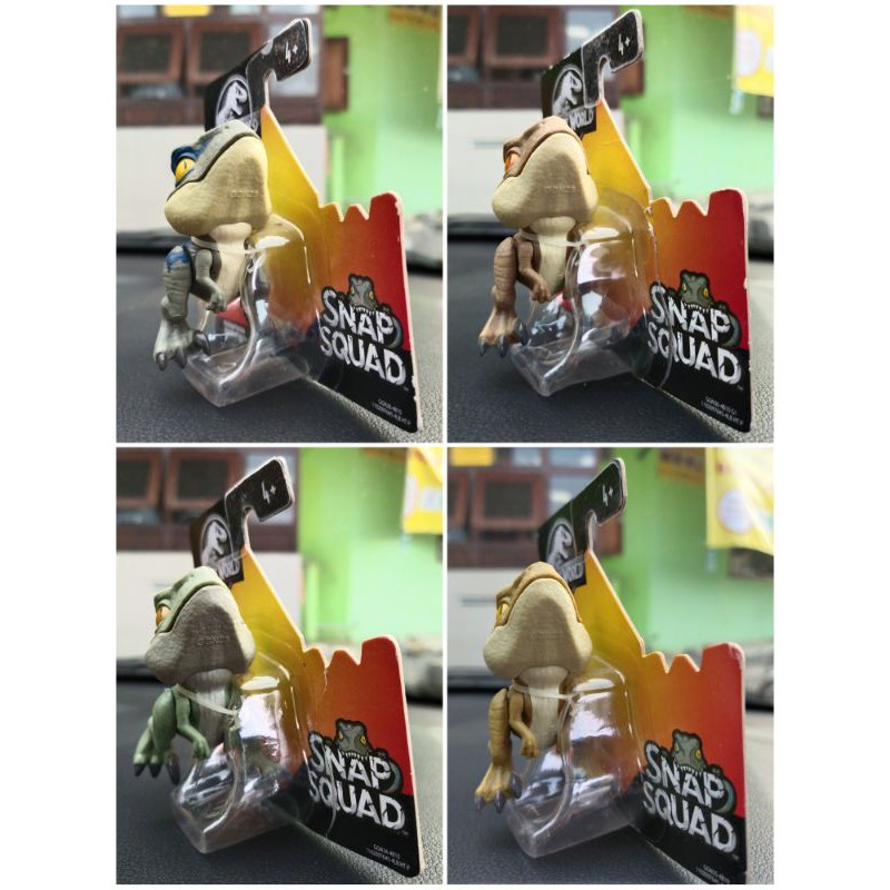 Jurassic World Snap Squad miniatur dinosaurus Wave 1 - 6
