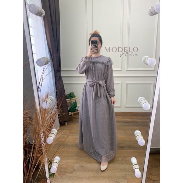 ꧁𓊈𒆜𝔢𝔩𝔦𝔷𝔦𝔞.𝔠𝔩𝔬 𒆜𓊉꧂ Gamis Pesta Muslimah gaun walimatul wisuda akad nikah kondangan bridesmaid | Baju 
