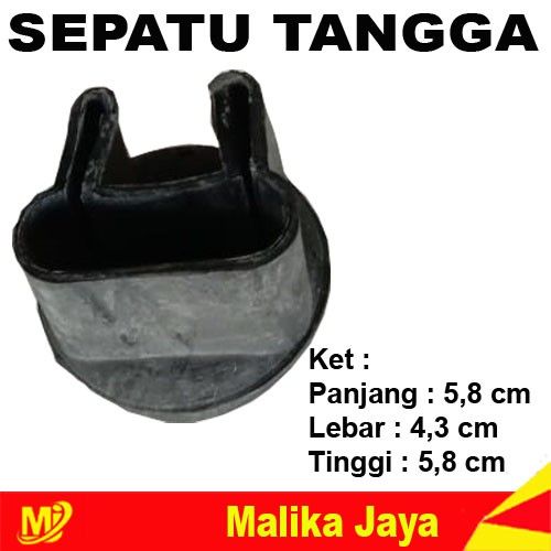 Karet Tangga Lipat Sepatu Tangga Lipat Aluminium