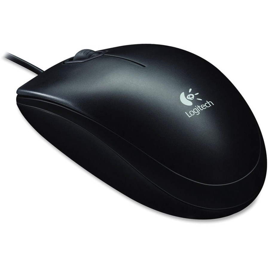 Logitech B100 Optical USB Mouse resmi original