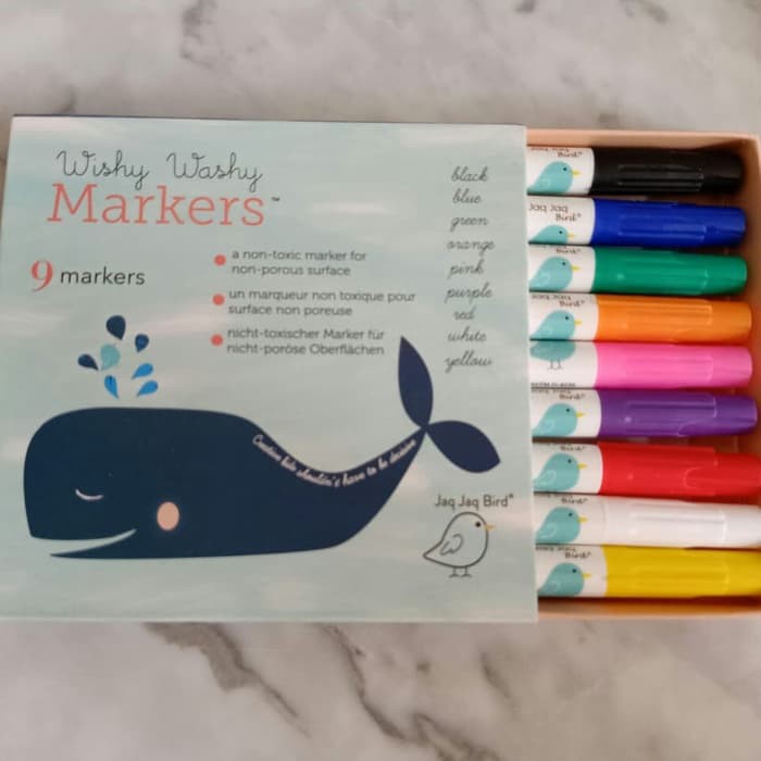 

Jaq Jaq Bird Wishy Washy Markers 9 Warna
