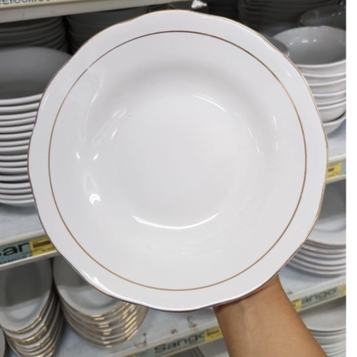 PIRING MAKAN / C/E SOUP PLATE 9 inch 04920/A002 SANGO