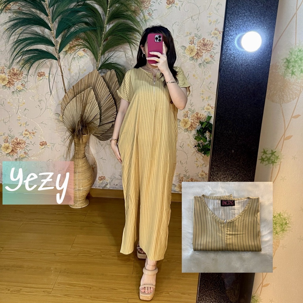 PART1 NCDY HOMEWEAR DASTER PANJANG SEMATA KAKI LD 130cm BUSUI FRIENDLY JUMBO-Yezy