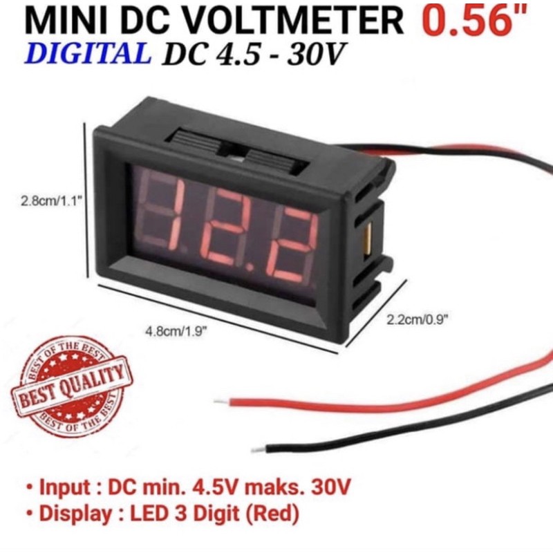 Digital Voltmeter / voltmeter + Amperemeter DC