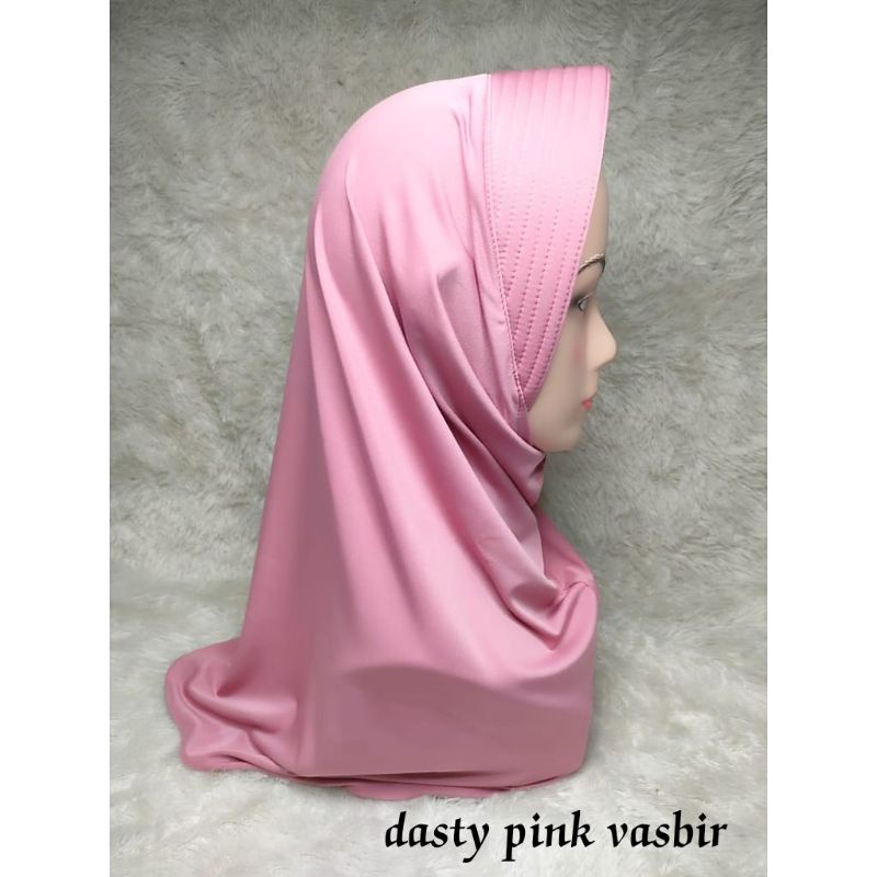 HIJAB BERGO SPORT /JILBAB OLAHRAGA / HIJAB POLI-Pink DW