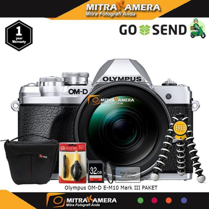 "KD" Olympus m10 / Olympus OM-D E-M10 Mark III Kit 14-42mm Paket - Perak