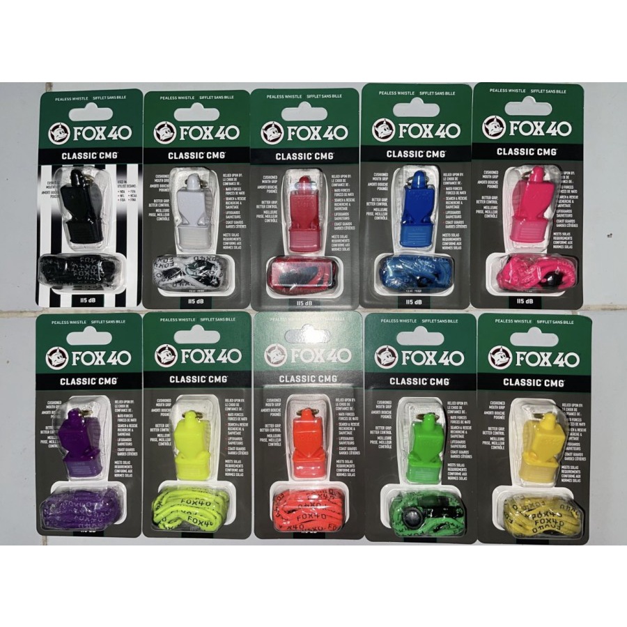 Peluit pluit FOX 40 classic CMG CANADA + Tali ORIGINAL