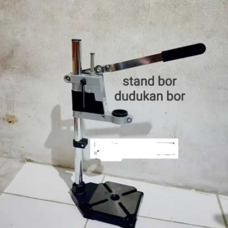 Dudukan bor - stand bor - drill stand - dudukan mesin bor