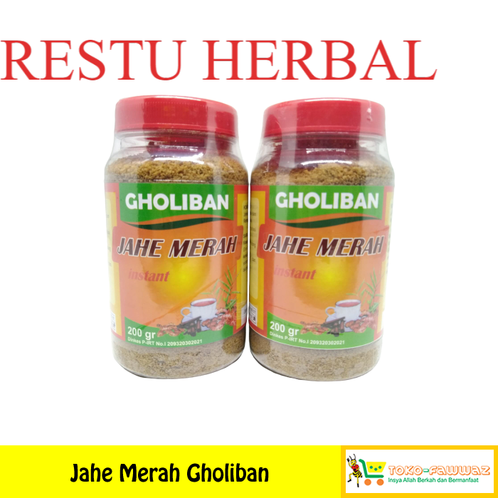 

Jahe Merah Gholiban 200 gram