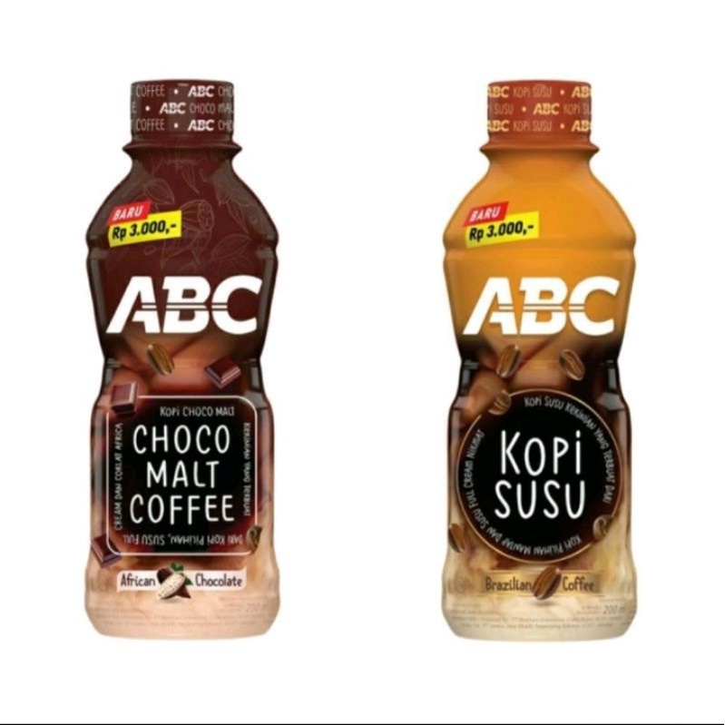 

ABC RTD Kopi Susu & Choco Malt Coffee