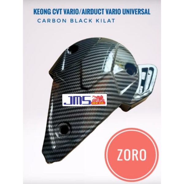 cover tutup carbon cvt keong vario 125 dan vario 150 led zoro