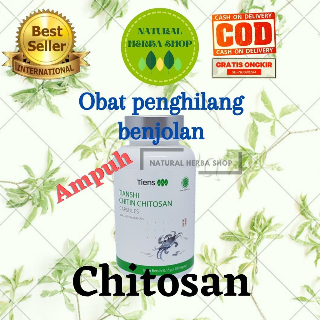 OBAT PENGHILANG BENJOLAN, AMBIEN, BEKAS LUKA, DAN KELOID, AMPUH CHITIN CHITOSAN ORIGINAL TIENS