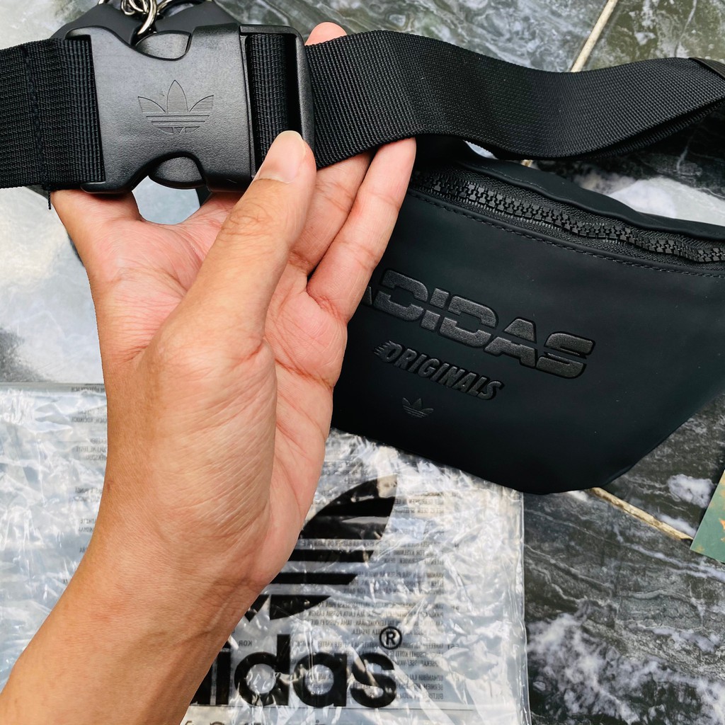 Waistbag Adidas Mini Leather / Tas Selempang Kulit Tas Adidas