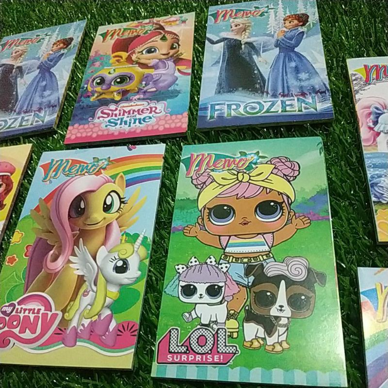 

Memo LoL Sureprise Buku Saku Little Pony mini Memo Note