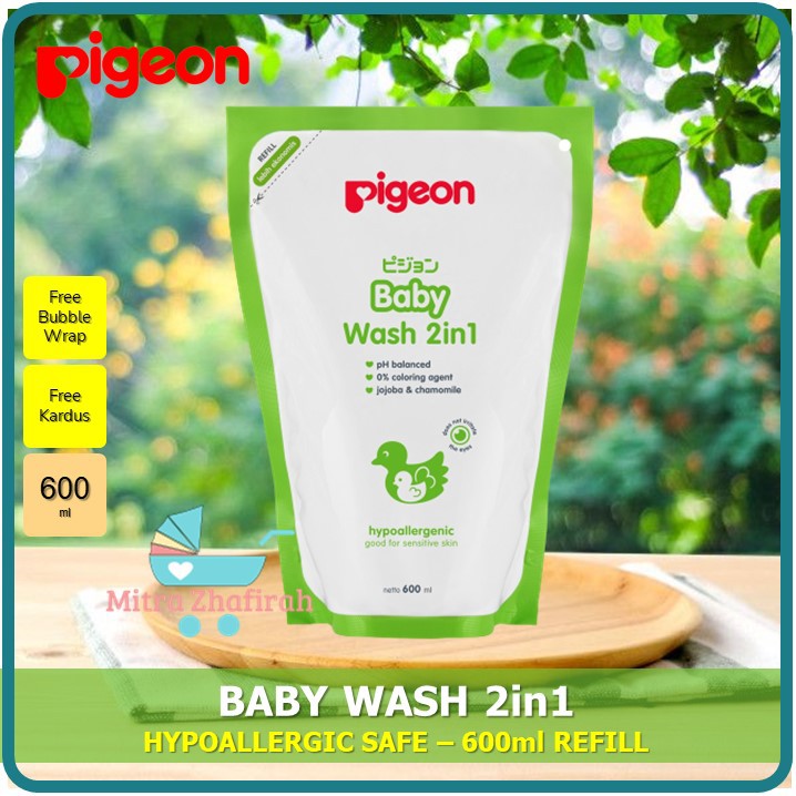 ✅MZ✅ PIGEON BABYWASH 2 in 1 CHAMOMILE 600ml kemasan refill