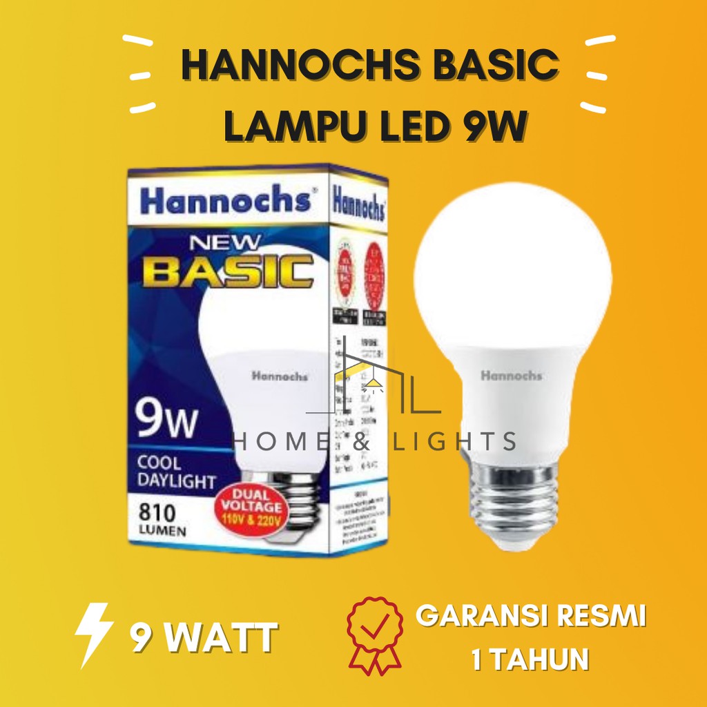 Lampu LED Murah Hannochs Basic LED Bulb 3W 5W 7W 9W 11W 14W 17W