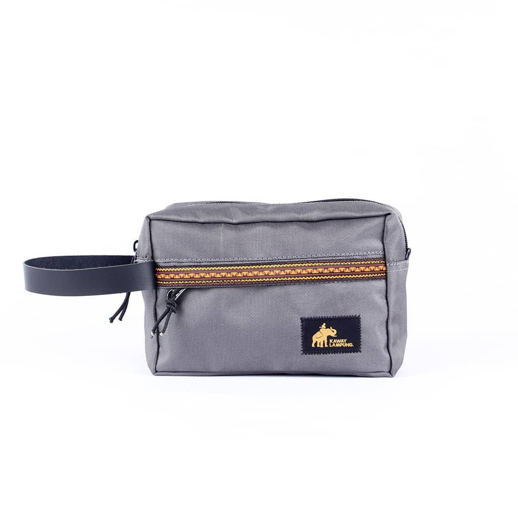 HAND BAG/CLUTCH TAPIS PRIA WANITA - KAWAY MINO GREY