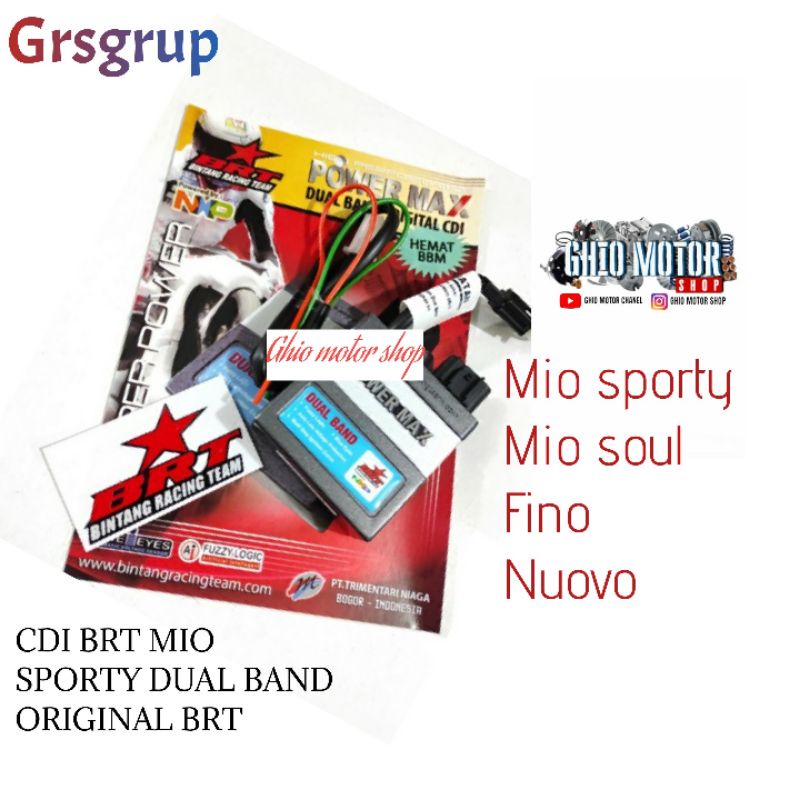 CDI BRT DualBand Mio Sporty karbu/Mio Soul karbu/Mio Smile/Nouvo/Fino CDI BRT MIO SPORTY MIO SOUL NUOVO FINO DUAL BAND CDI RACING BRT MIO KARBU MIO  SOUL KARBU ORIGINAL BRT GHIO MOTOR SHOP