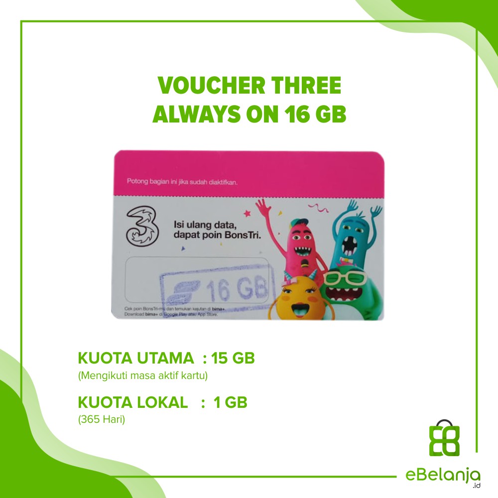 Voucher Tri Aon 40gb