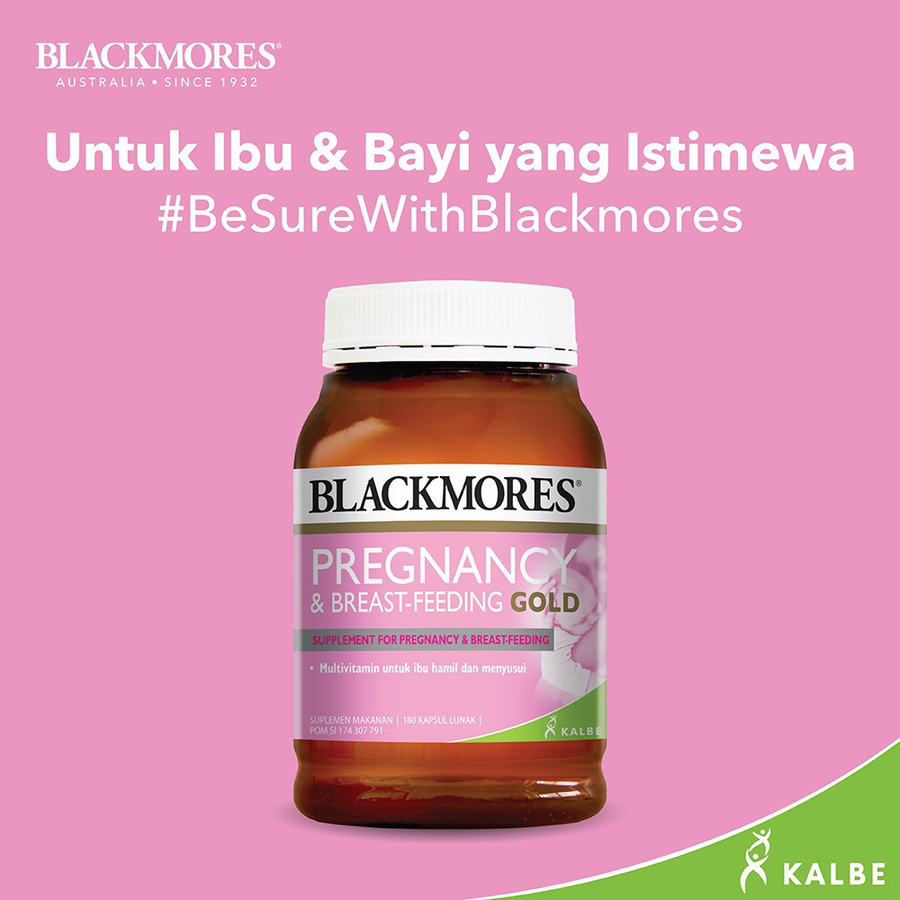 Blackmores Pregnancy &amp; Breast - Feeding Gold (180)