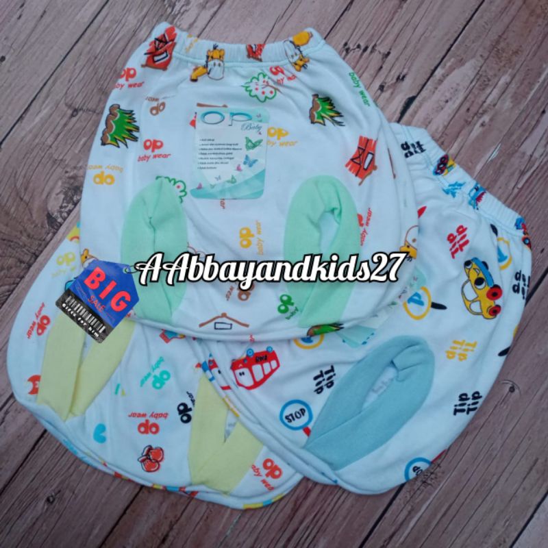 Produk Terbaru!!!OP 3PC Celana Bayi Model Pop Print Usia Newborn 0-6 SNI HIGHT QUALITY