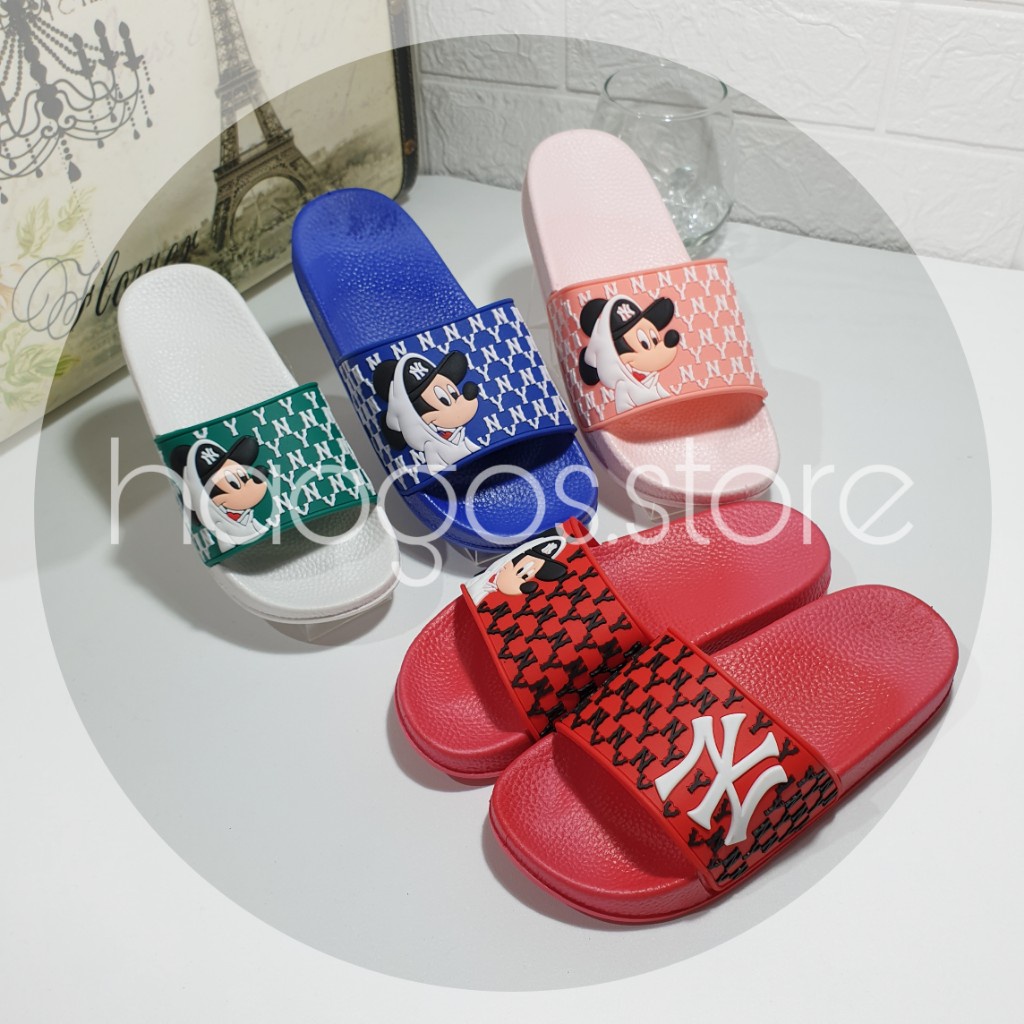 Sandal slop anak karakter Mickey import bahan karet empuk XH-A138B XH-158B