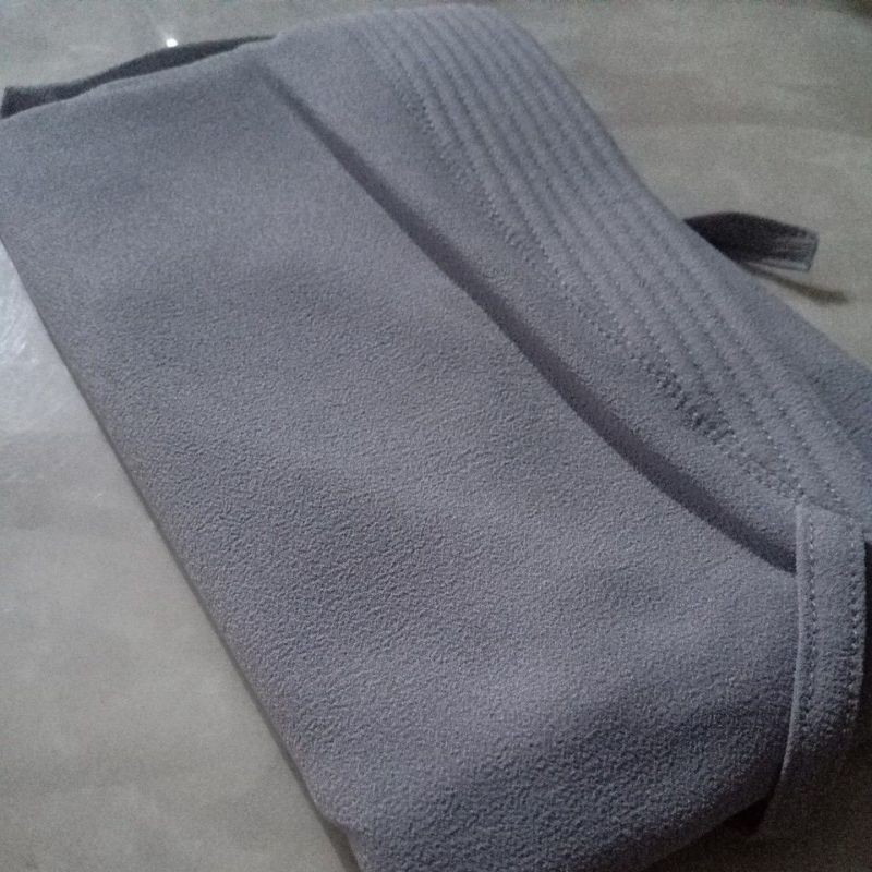 KERUDUNG MARYAM PET / BERGO PET TALI / HIJAB INSTAN-SILVER